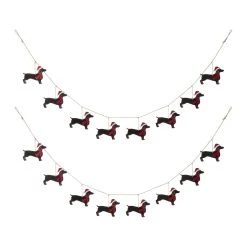Outlet π Glitzhome® 6ft. π Christmas π Dog Garland, 2ct. π