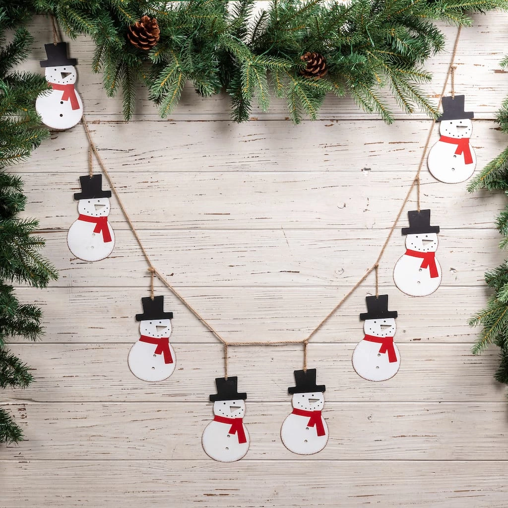 Deals π Glitzhome® 6ft. β Christmas Snowman Garland, 2ct. βοΈ 4 Deals π Glitzhome® 6ft. β Christmas Snowman Garland, 2ct. βοΈ - Image 2