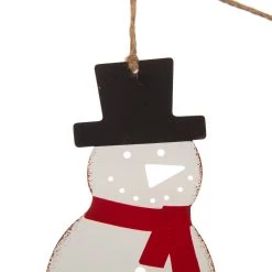 Best deal 🔔 Glitzhome® 6ft. Metal 🎄 Christmas Snowman Garland, 2ct. ⭐ -Glitzhome Sales D445241S 6