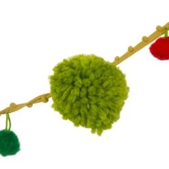 Coupon 🤩 Glitzhome® 8ft. Multicolor Pompom Garland, 2ct. 😍 -Glitzhome Sales D445243S 5