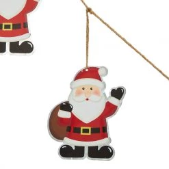 Brand new 🧨 Glitzhome® 6ft. 🎁 Christmas Santa Garland, 2ct. 🌟 -Glitzhome Sales D445258S 5