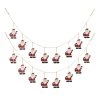 Cheap 🎉 Glitzhome® 6ft. Metal 🎄 Christmas Santa Garland Set 😉 -Glitzhome Sales D445259S 1