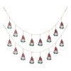 Brand new 🔥 Glitzhome® 6ft. Metal 🎁 Christmas Gnome Garland, 2ct. 🛒 -Glitzhome Sales D445261S 1