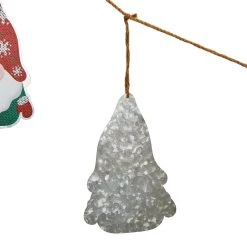 Brand new 🔥 Glitzhome® 6ft. Metal 🎁 Christmas Gnome Garland, 2ct. 🛒 -Glitzhome Sales D445261S 7