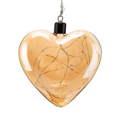 Hot Sale 🎁 Glitzhome® 26" LED Glass Heart Wall Décor, Set Of 3 ✨ -Glitzhome Sales D446054S 5