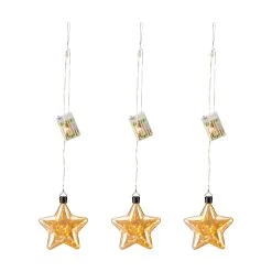 Top 10 😉 Glitzhome® 26" LED Glass Star Wall Décor, Set Of 3 ⌛