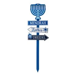 Cheapest ✨ Glitzhome® 3.5ft. LED Hanukkah Yard Stake ⌛ -Glitzhome Sales D479415S 3