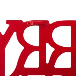 Coupon 🌟 Glitzhome® 30" Red Merry ❄ Christmas Metal Wall Décor 😉 -Glitzhome Sales D479420S 7