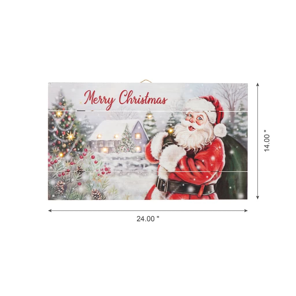 Best reviews of π Glitzhome® 24" LED Wooden Santa Wall Décor π₯° 9 Best reviews of π Glitzhome® 24" LED Wooden Santa Wall Décor π₯° - Image 7