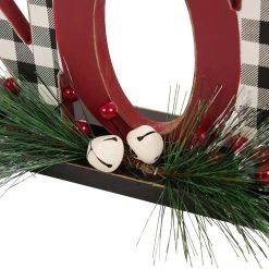Cheap 😍 Glitzhome® ❄ Christmas Plaid Joy & Noel Table Décor Set 👍 -Glitzhome Sales D479426S 3