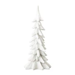 Best Pirce ⭐ Glitzhome® 14.75" White 🎁 Christmas Tree Table Décor 😉