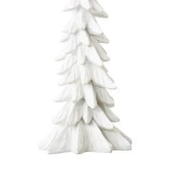 Best Pirce ⭐ Glitzhome® 14.75" White 🎁 Christmas Tree Table Décor 😉 -Glitzhome Sales D479436S 6