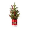 Outlet 😍 Glitzhome® 22" LED Santa Belt Potted Tree Table Décor 👍 -Glitzhome Sales D479438S 1