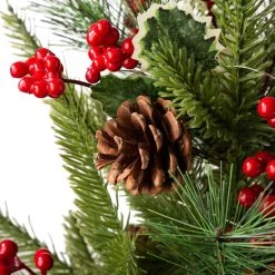 Outlet 😍 Glitzhome® 22" LED Santa Belt Potted Tree Table Décor 👍 -Glitzhome Sales D479438S 7