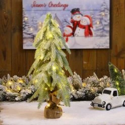 Buy 😀 Glitzhome® 22" LED Frosted Tree Table Décor ❤️ -Glitzhome Sales D479439S 3