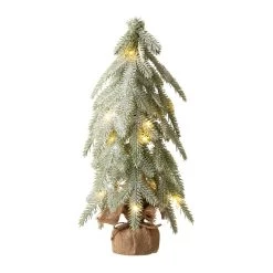 Hot Sale 🌟 Glitzhome® 18" LED Frosted Tree Table Décor 🤩