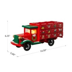 Flash Sale ❤️ Glitzhome® 14.5" ❄ Christmas Truck Countdown Décor 🛒 -Glitzhome Sales D479444S 6