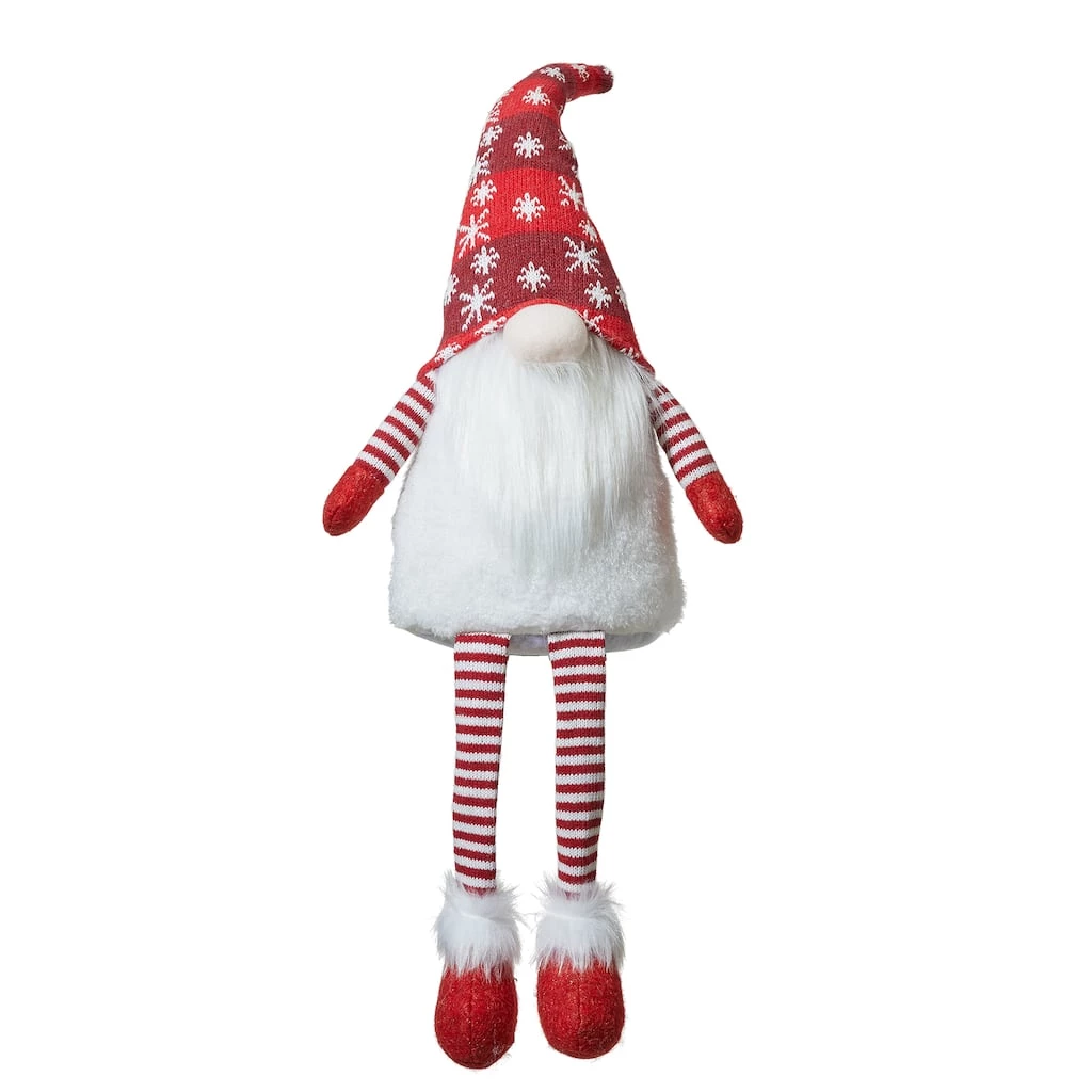 New β Glitzhome® 28" Fabric π Christmas Gnome Shelf Sitter with Dangling Legs β¨ 7 New β Glitzhome® 28" Fabric π Christmas Gnome Shelf Sitter with Dangling Legs β¨ - Image 5