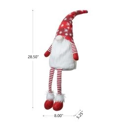 New β Glitzhome® 28" Fabric π Christmas Gnome Shelf Sitter with Dangling Legs β¨ 15 New β Glitzhome® 28" Fabric π Christmas Gnome Shelf Sitter with Dangling Legs β¨ -Glitzhome Sales D479445S 6