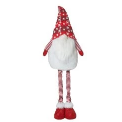 New β Glitzhome® 37" Fabric π Christmas Gnome Standing Décor π₯°