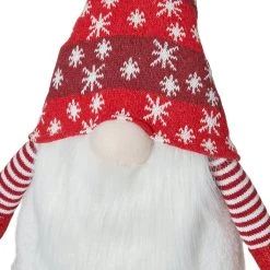 New ⌛ Glitzhome® 37" Fabric 🔔 Christmas Gnome Standing Décor 🥰 -Glitzhome Sales D479446S 7