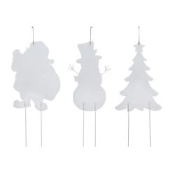 Brand new β Glitzhome® 2ft. Metal Santa, Snowman & Tree Yard Stake Set π 17 Brand new β Glitzhome® 2ft. Metal Santa, Snowman & Tree Yard Stake Set π -Glitzhome Sales D479452S 8