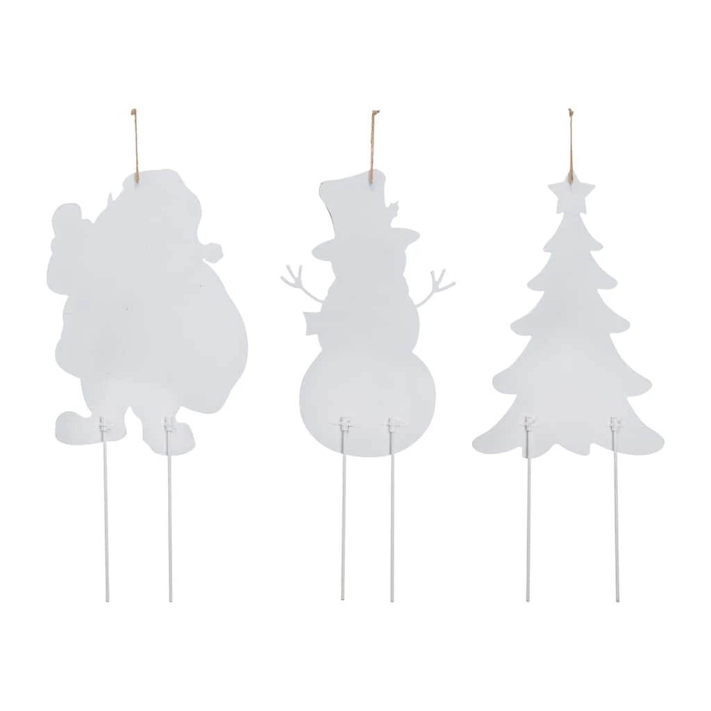 Brand new β Glitzhome® 2ft. Metal Santa, Snowman & Tree Yard Stake Set π 10 Brand new β Glitzhome® 2ft. Metal Santa, Snowman & Tree Yard Stake Set π - Image 8