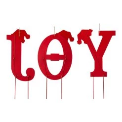 Wholesale 🎁 Glitzhome® 2.5ft. Metal Joy Yard Stake Set 🌟 -Glitzhome Sales D479453S 8