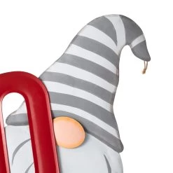 Brand new 👍 Glitzhome® 51" Metal Ho Ho Ho Gnome Yard Stake 🔔 -Glitzhome Sales D479457S 6