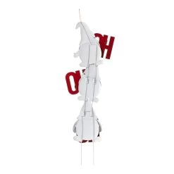 Brand new 👍 Glitzhome® 51" Metal Ho Ho Ho Gnome Yard Stake 🔔 -Glitzhome Sales D479457S 8