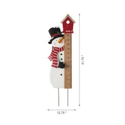 Coupon 🔔 Glitzhome® 40" Snowman Snow Gauge Yard Stake 🔔 -Glitzhome Sales D479459S 5