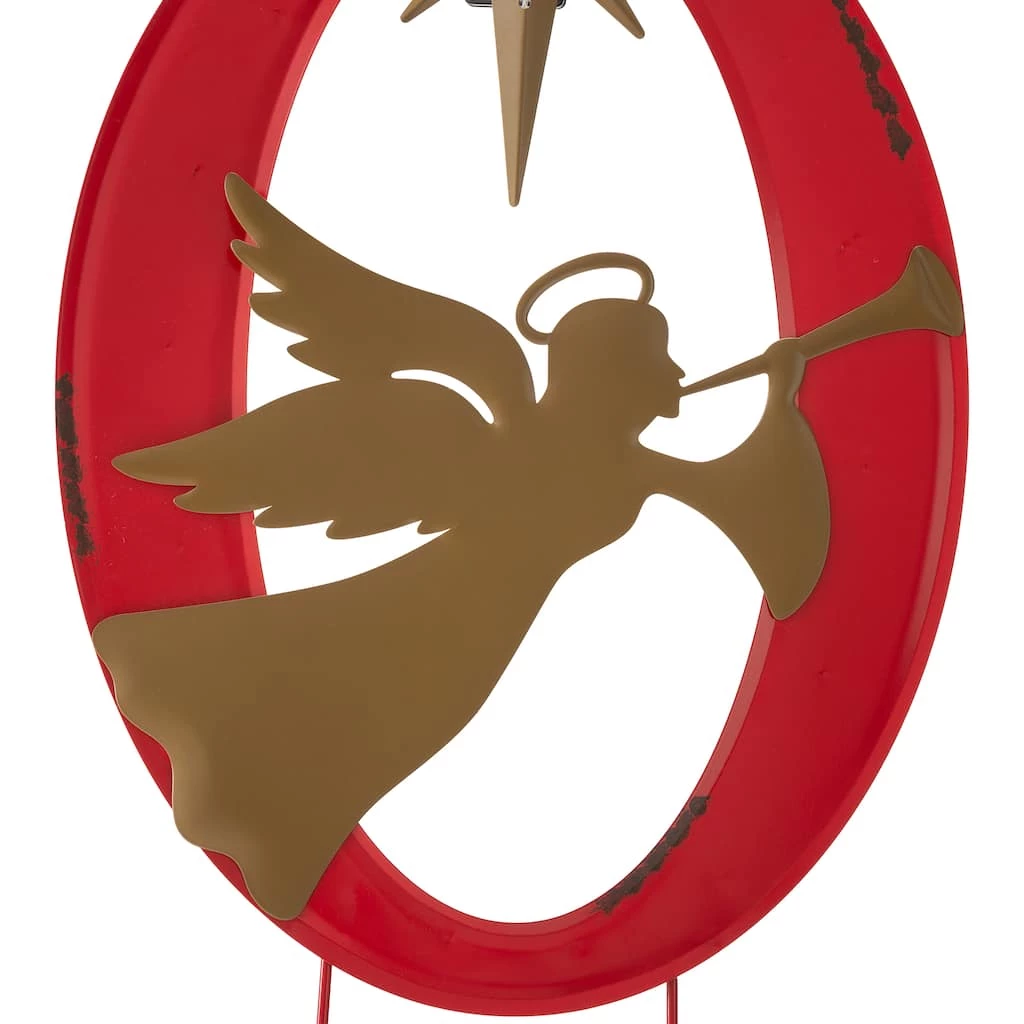 Brand new π Glitzhome® 3.5ft. LED Metal Joy Angel Yard Stake Set β 7 Brand new π Glitzhome® 3.5ft. LED Metal Joy Angel Yard Stake Set β - Image 5