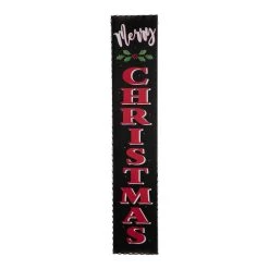 Cheapest 🛒 Glitzhome® 3.5ft. Lighted LED Black 🎄 Christmas Porch Sign 🎁 -Glitzhome Sales D479465S 6