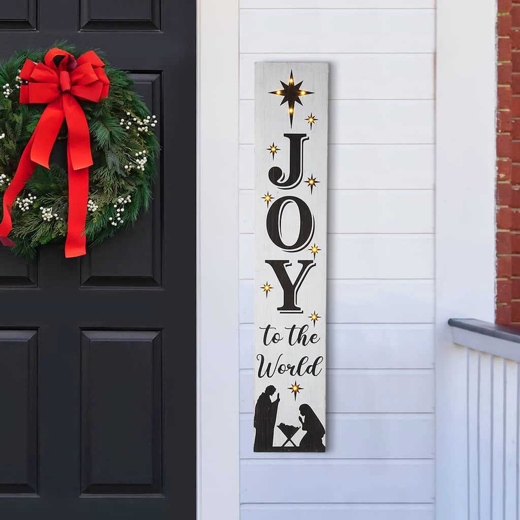 Top 10 π€© Glitzhome® 42" Lighted Wooden Nativity Porch Sign π 4 Top 10 π€© Glitzhome® 42" Lighted Wooden Nativity Porch Sign π - Image 2