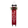 Hot Sale 🔔 Glitzhome® 40" Lighted Wooden Sleigh JOY Porch Sign 🥰 -Glitzhome Sales D479468S 1