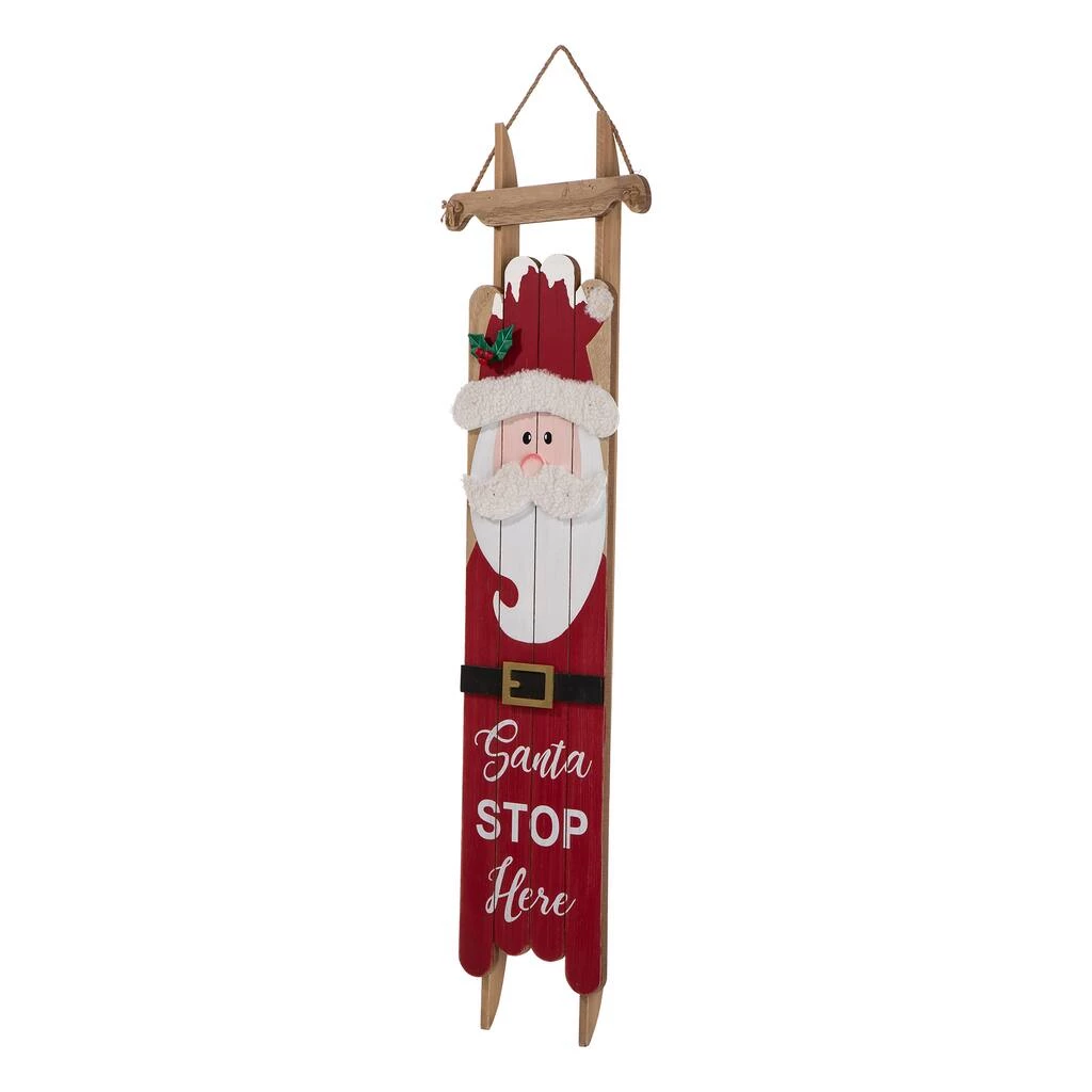 Wholesale β¨ Glitzhome® 42" Wooden Sleigh Santa Porch Sign π 7 Wholesale β¨ Glitzhome® 42" Wooden Sleigh Santa Porch Sign π - Image 5