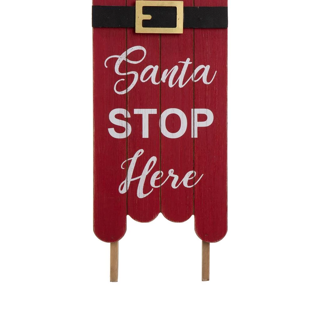 Wholesale β¨ Glitzhome® 42" Wooden Sleigh Santa Porch Sign π 10 Wholesale β¨ Glitzhome® 42" Wooden Sleigh Santa Porch Sign π - Image 8