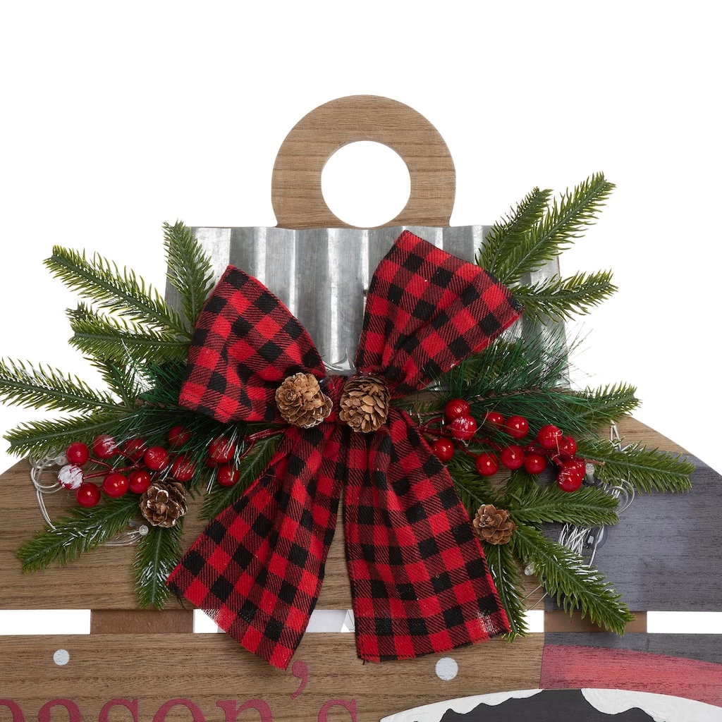 Brand new π Glitzhome® 30" Lighted Round Wooden Snowman Porch Décor π 8 Brand new π Glitzhome® 30" Lighted Round Wooden Snowman Porch Décor π - Image 6