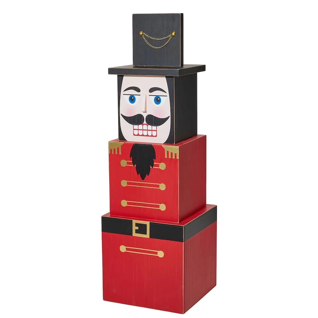 Best deal π― Glitzhome® 36" Wooden Block Nutcracker Porch Décor π 3 Best deal π― Glitzhome® 36" Wooden Block Nutcracker Porch Décor π