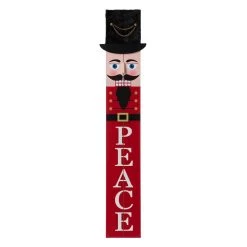 Wholesale 😉 Glitzhome® 42" Nutcracker Wooden Porch Sign ✨