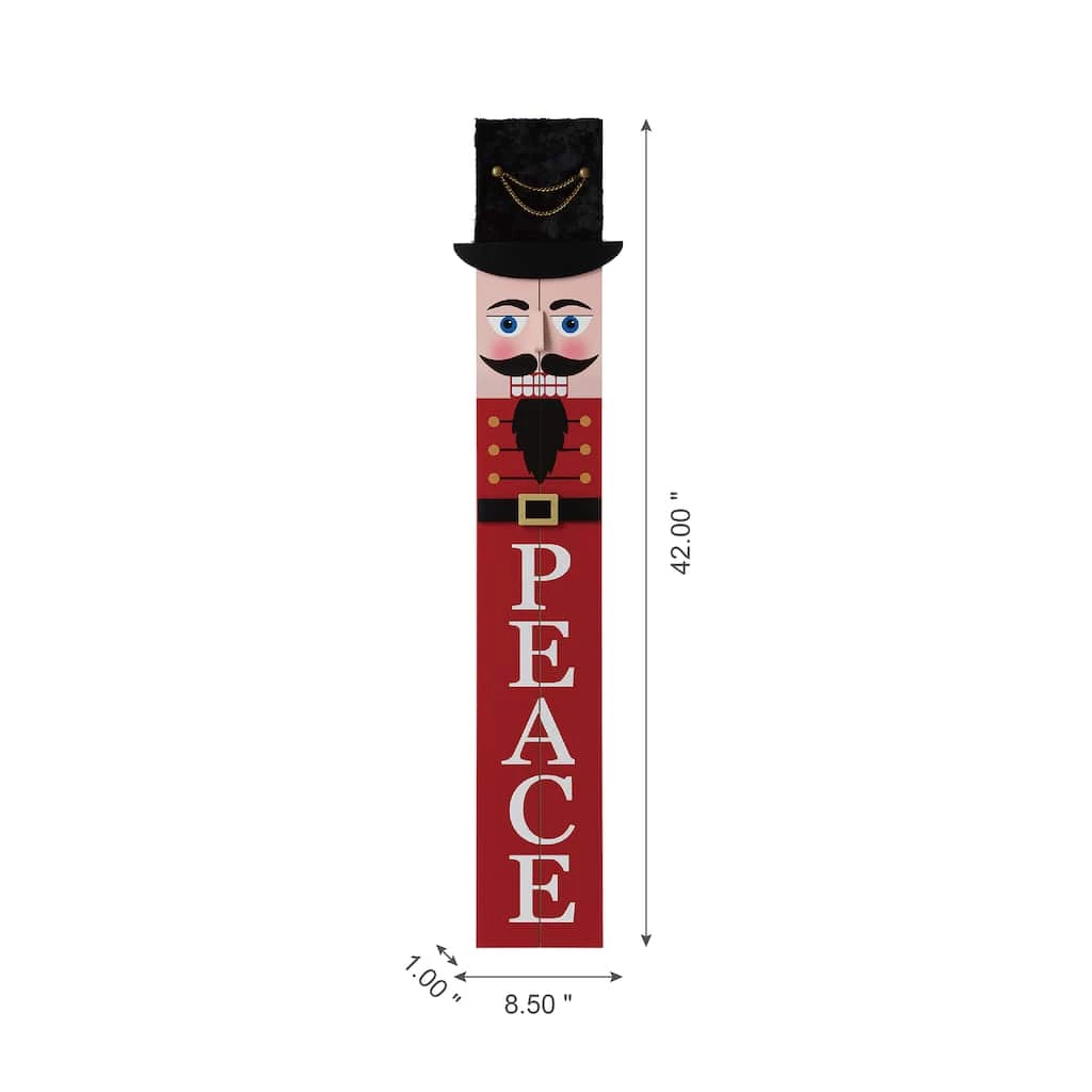Wholesale π Glitzhome® 42" Nutcracker Wooden Porch Sign β¨ 9 Wholesale π Glitzhome® 42" Nutcracker Wooden Porch Sign β¨ - Image 7