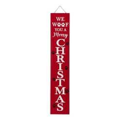 Outlet 🥰 Glitzhome® 42" Pet "CHRISTMAS" Lighted Wooden Porch Sign 👏 -Glitzhome Sales D479479S 4