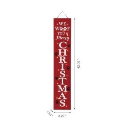 Outlet 🥰 Glitzhome® 42" Pet "CHRISTMAS" Lighted Wooden Porch Sign 👏 -Glitzhome Sales D479479S 6