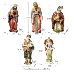 Hot Sale ✔️ Glitzhome® 10" Nativity Figurine Set 👏 -Glitzhome Sales D479482S 5