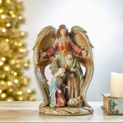 Coupon 🥰 Glitzhome® 11" Nativity Décor ✔️ -Glitzhome Sales D479483S 3