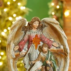 Coupon 🥰 Glitzhome® 11" Nativity Décor ✔️ -Glitzhome Sales D479483S 4
