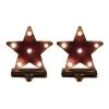 Discount 🌟 Glitzhome® 7" Marquee LED Star Stocking Holder Set 😍 -Glitzhome Sales D479487S 1