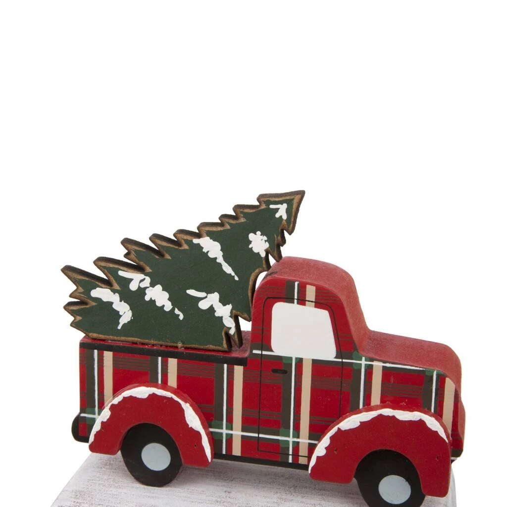 Hot Sale π Glitzhome® Wooden & Metal Red Car & Truck Stocking Holder Set π― 8 Hot Sale π Glitzhome® Wooden & Metal Red Car & Truck Stocking Holder Set π― - Image 6