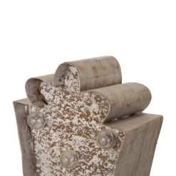 Top 10 🎉 Glitzhome® 8" Marquee LED Gift Box Wooden & Metal Stocking Holder Set 🛒 -Glitzhome Sales D479490S 6