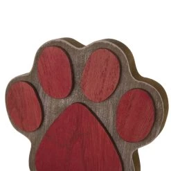 Deals 🧨 Glitzhome® Paw Print 🎄 Christmas Stocking Holder Set 👏 -Glitzhome Sales D479511S 7